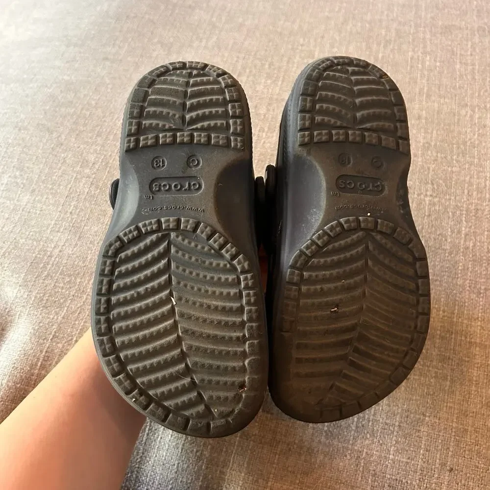 Crocs Baya Clogs Navy Blue Youth C13 Slip On Comfort Shoes